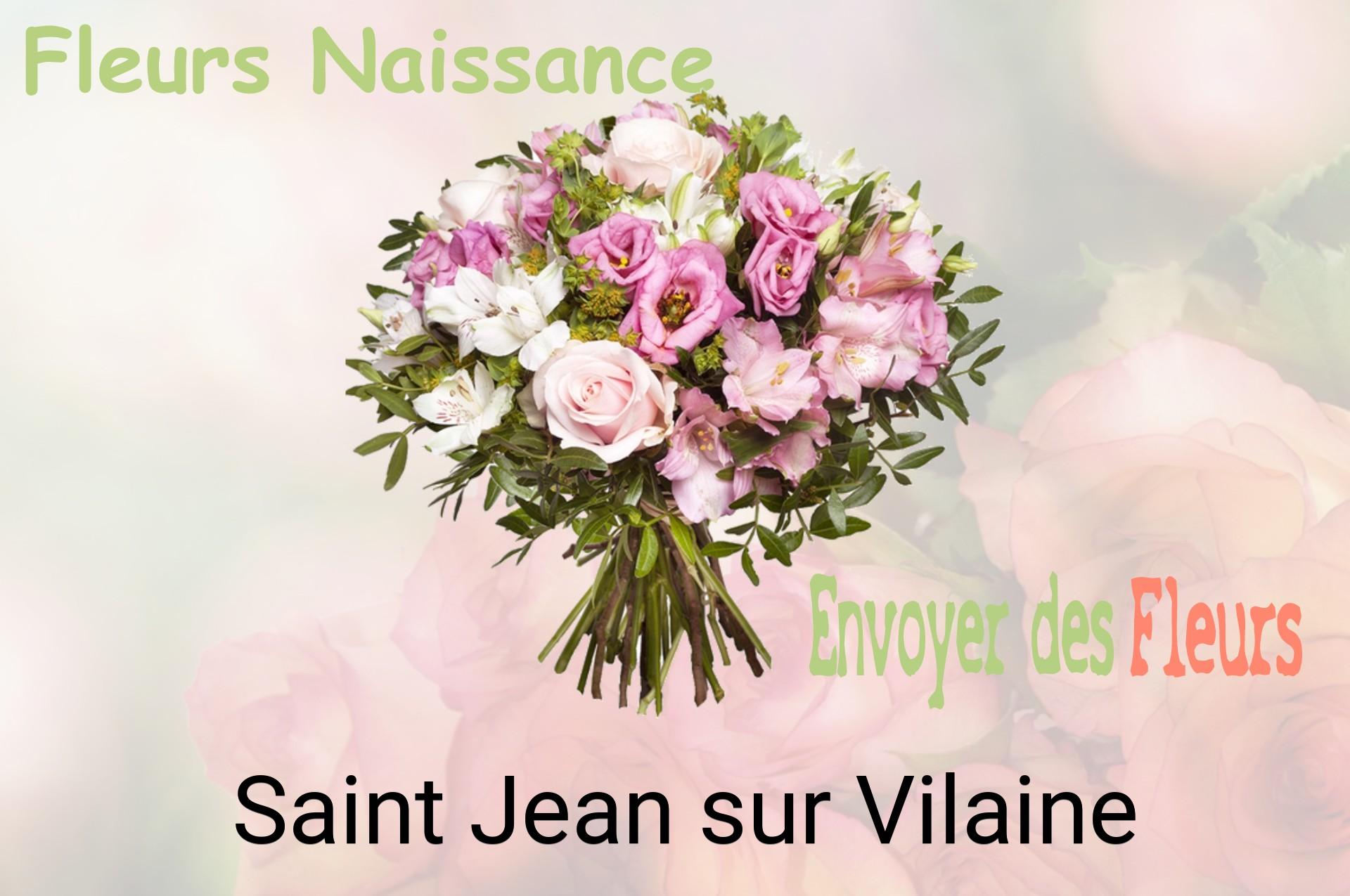 Bouquet de fleurs de naissance livré à Saint-Jean-sur-Vilaine